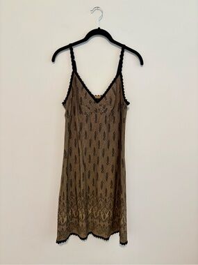 Vintage Y2K Lace Detail Slip Dress